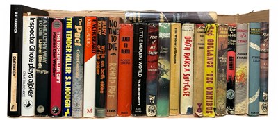 Lot 1014 - CRIME THRILLERS. All in original cloth and...