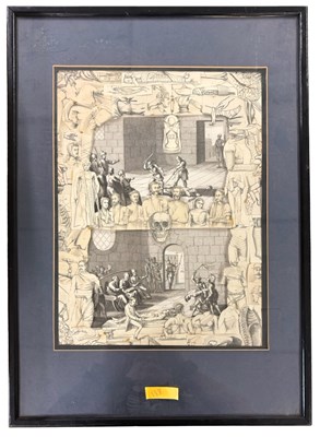 Lot 1401 - MEDICAL AND TORTURE. Framed and Glazed Medical...