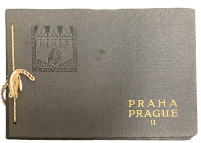 Lot 1304 - PRAGUE Tourism view books. Numbered 1 and 2....