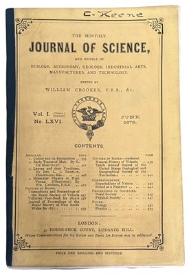 Lot 1364 - WILLLIAM CROOKES. Molecular Physics in High...