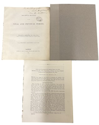 Lot 1487 - WILLIAM B CARPENTER INSCRIBED. The Mutual...