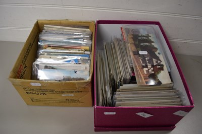 Lot 112 - TWO BOXES OF POSTCARDS