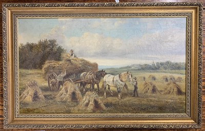 Lot 12 - William Vivian Tippet (1833-1910), Harvesting...