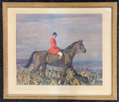 Lot 13 - After Sir Alfred Munnings, Portrait of Major T....