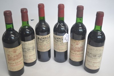 Lot 174 - Six bottles of bordeaux: to include 2 bottles...