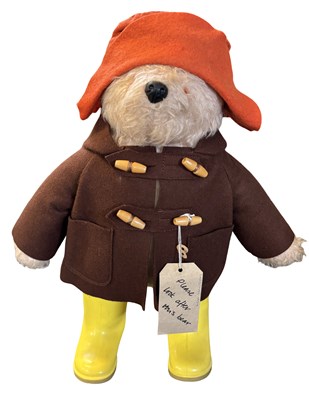 Lot 455 - A c1970s Paddington Bear in brown duffel coat,...