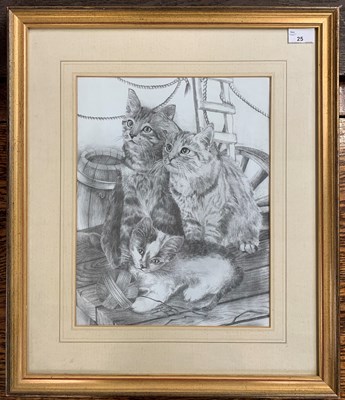 Lot 25 - Follower of Henrieta Ronner Knip (1821-1909),...