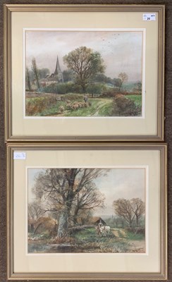 Lot 26 - Henry Charles Fox (1860-1925), Pair of rural...