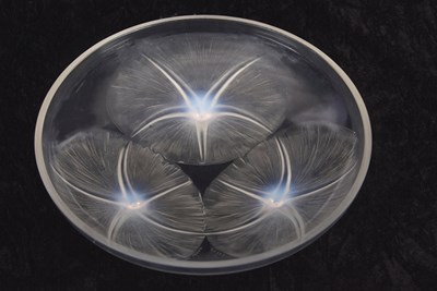 Lot 3 - R LALIQUE (1860-1945): VOLUBILIS BOWL, NO. 383,...