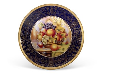 Lot 10 - Superb Royal Worcester Plaque Painted with...