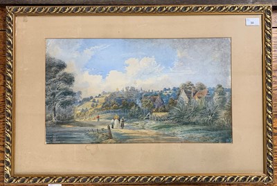 Lot 30 - John Sinclair (fl.1881-1923), Travellers in a...