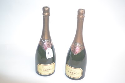 Lot 157 - Two bottles of Krug Champagne, Grand Cuvee,...