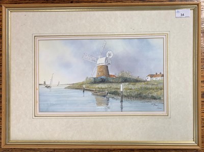 Lot 34 - Robert Horne (British,1923-2010), 'Mill near...