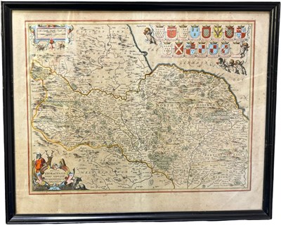 Lot 1299 - BLAEU (J): DUCATUS EBORACENSIS PARS BOREALIS', The North Riding of Yorkshire