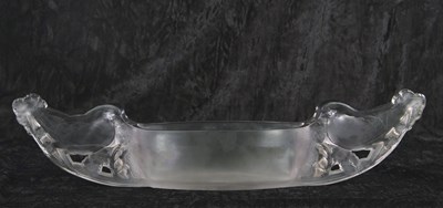 Lot 7 - RARE LALIQUE "MESANGES" JARDINIERE 1927 NO....