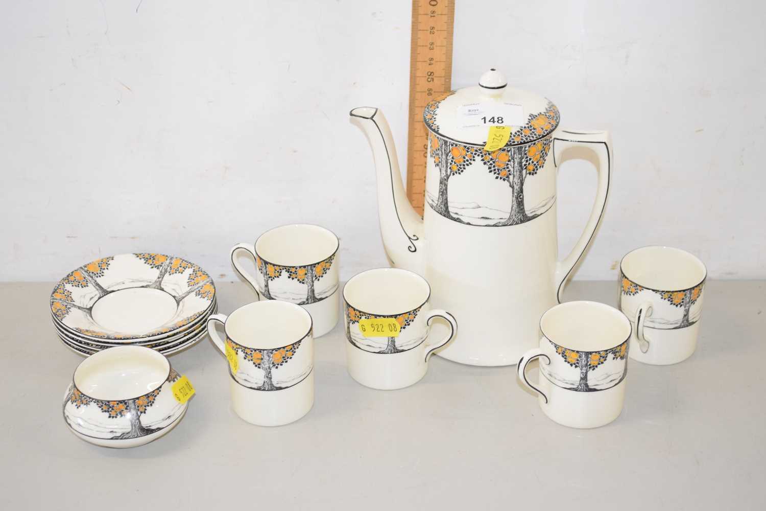 Lot 148 - Quantity of Crown Ducal orange tree pattern...