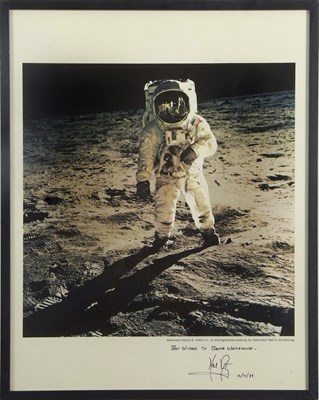 Lot 112 - ICONIC IMAGE FROM APOLLO 11 MISSION OF BUZZ...