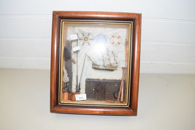 Lot 171 - MODERN SHIPPING DIORAMA PICTURE