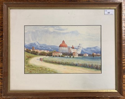 Lot 42 - Jonahan Fitzgerald (20th century), Pisa,...