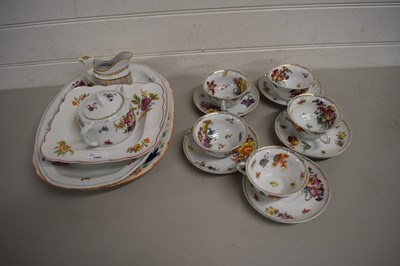 Lot 192 - MIXED LOT : FLORAL TEA AND TABLE WARES TO...