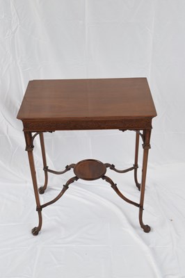 Lot 215 - Edwardian mahogany two-tier occasional table,...