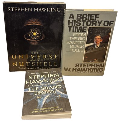 Lot 167 - STEPHEN HAWKING: 3 Titles: THE GRAND DESIGN,...