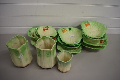 Lot 203 - COLLECTION OF BESWICK LEAF FORMED DISHES...