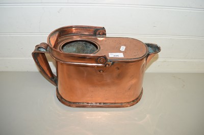 Lot 225 - 19TH CENTURY COPPER HOT WATER CONTAINER