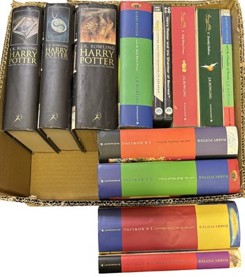 Lot 38 - ONE BOX: Various Harry Potter first editions...