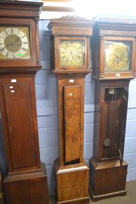 Lot 472 - 18th Century and later long case clock, the...