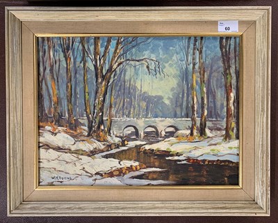 Lot 60 - William Henry Burns (Irish,1924-1995), "Snow...