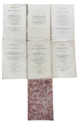 Lot 1422 - MEDICAL. INSCRIBED BY AUTHORS COPIES. Seven...