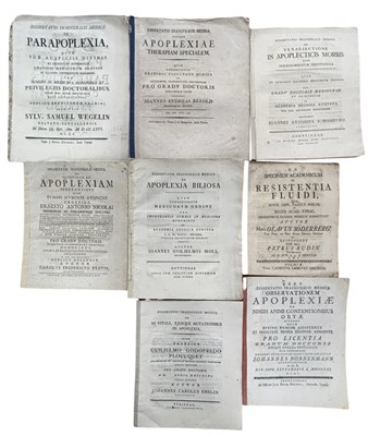 Lot 1416 - 18TH CENTURY MEDICINE. A Collection of eight...