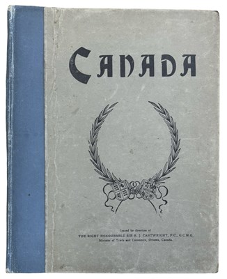 Lot 1312 - CANADA. Picture - View book with colour tinted...