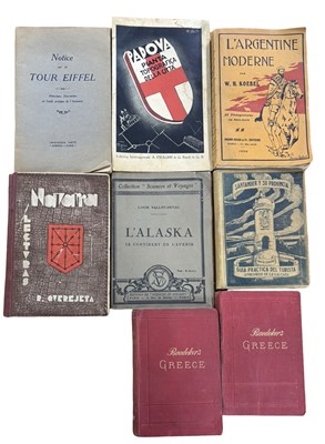 Lot 1314 - TRAVEL BOOKS. A small collection including...