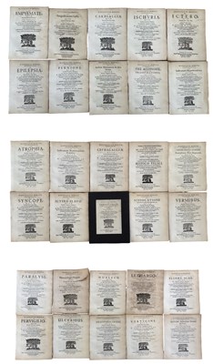 Lot 1402 - 17TH CENTURY HEALTH AND MEDICINE. A rare...