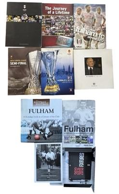 Lot 1209 - FULHAM FOOTBALL CLUB. A collection of hardback...
