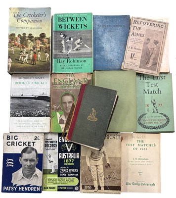 Lot 1202 - CRICKET. A collection of 12 Cricket interest...
