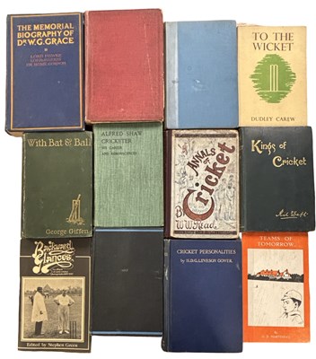 Lot 1204 - CRICKET. A collection of 12 Cricket interest...