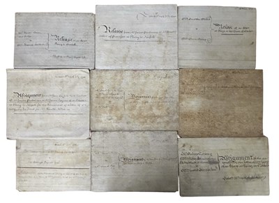 Lot 1256 - 18th Century Vellum Documents Relating to Elsing in Norfolk