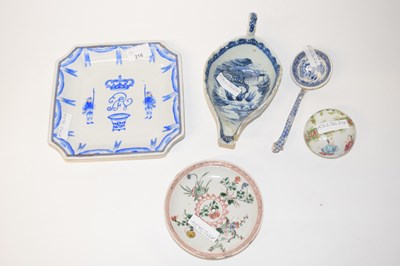Lot 320 - Mixed Lot: Chinese ceramics including an 18th...