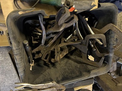 Lot 33 - Mixed Lot:  Various adjustable pliers, mole...