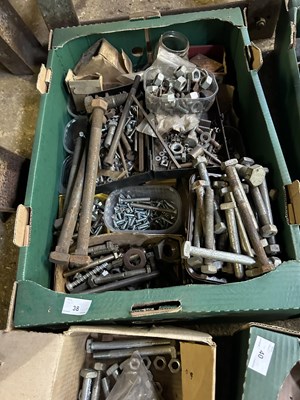 Lot 38 - A large quantity of mixed sized metric nuts...