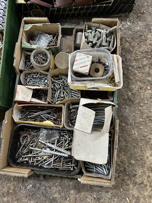 Lot 43 - Large mixed quantity of various screws, bolts etc
