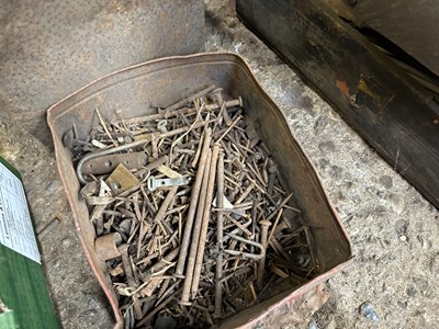 Lot 57 - Large mixed quantity of various nails,...