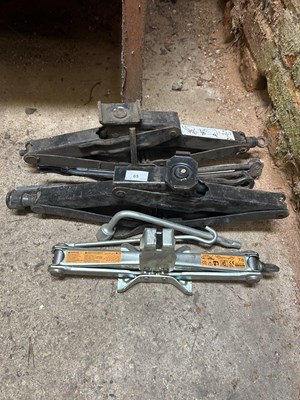 Lot 65 - Three car jacks