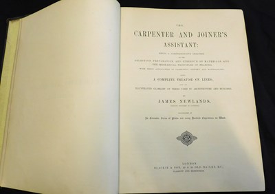 Lot 225 - JAMES NEWLANDS: THE CARPENTER AND JOINERS...