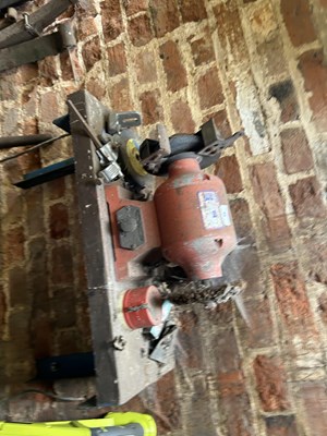 Lot 68 - A Sealey 240v bench grinder with wall mounted...