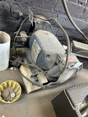 Lot 72 - National machinery 150mm bench grinder, 240v
