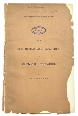 Lot 1410 - DEDICATION COPY. MEDICAL. DR GEORGE GORE. On a...